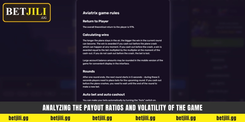 Analyzing the payout ratios and volatility of the game - NFT Aviatrix পেআউট বিশ্লেষণ