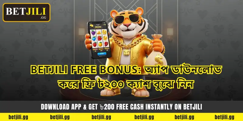 Betjili Free Bonus অ্যা্যাপ ডাউনলোডের মাধ্যমে আপনার ৳২০০ ফ্রি ক্যাশ রিওয়ার্ড বুঝে নিন 1 Betjili Free Bonus: অ্যাপ ডাউনলোড করে ফ্রি ৳২০০ ক্যাশ বুঝে নিন