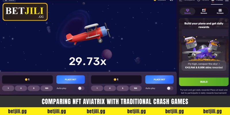 Comparing NFT Aviatrix with traditional crash games - ক্র্যাশ গেম তুলনা