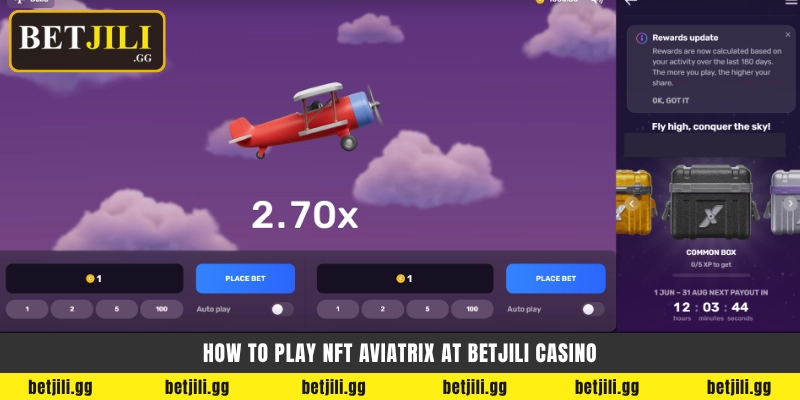 How to play NFT Aviatrix at Betjili casino - Betjili-এ NFT Aviatrix খেলা