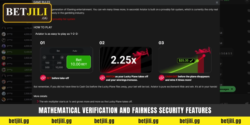 Mathematical verification and fairness security features - Betjili 9Wickets স্বচ্ছতা