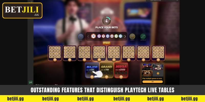 Outstanding features that distinguish Playtech Live tables - Playtech Live প্রযুক্তি