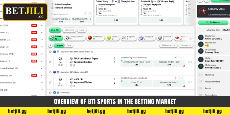 Overview of BTI Sports in the betting market - BTI Sports ওভারভিউ
