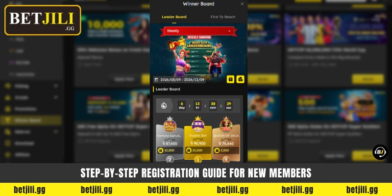 Step-by-step registration guide for new members - Betjili রেজিস্ট্রেশন গাইড