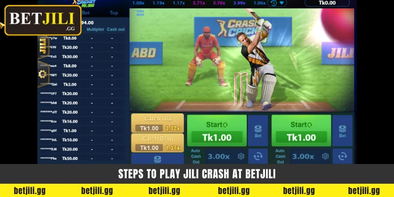 Betjili-তে JILI Crash Game অনলাইন খেলার নিয়ম এবং প্রতি রাউন্ডে জয়ের কৌশল 4 Steps duly to play JILI Crash at Betjili center