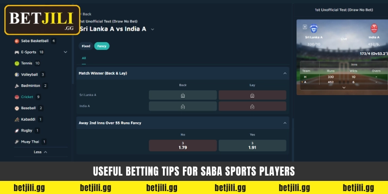 Useful betting tips for Saba Sports players - Saba Sports বেटिंग কৌশল